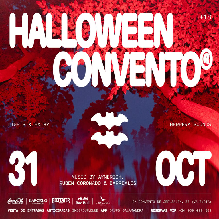 Halloween Convento Valencia 31 octubre